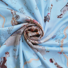 Load image into Gallery viewer, StephyDesignHK Fairy Tale Castle Scarf &amp; Scarf Ring Gift Set
