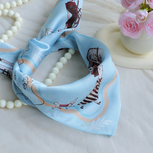 StephyDesignHK Fairy Tale Castle Scarf & Scarf Ring Gift Set